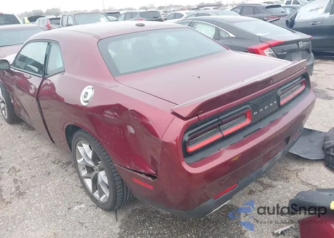 2022 Dodge Challenger Gt из США, поврежденный, VIN 2C3CDZJG0NH123550